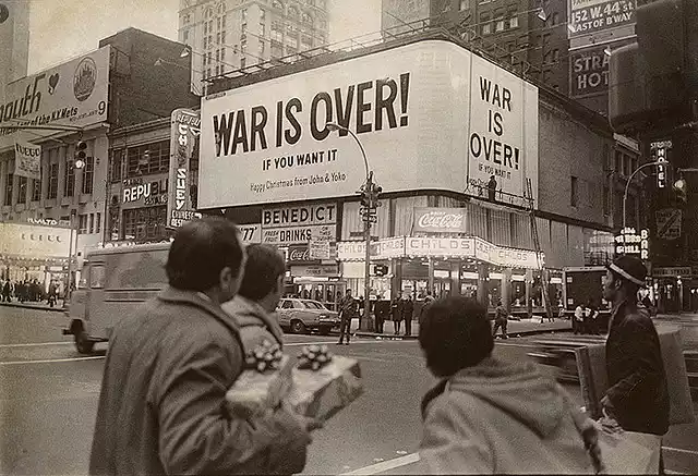 'War is over' una extraña canción de navidad