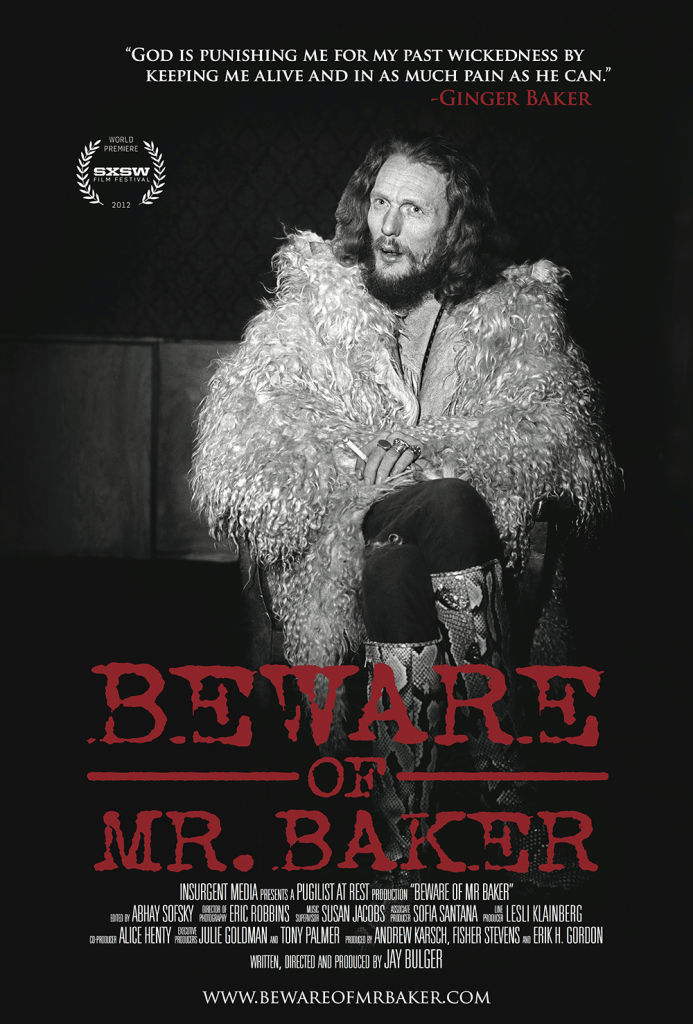 CUIDADO CON MISTER BAKER DE CREAM , EL MEJOR BATERIA DEL MUNDO
