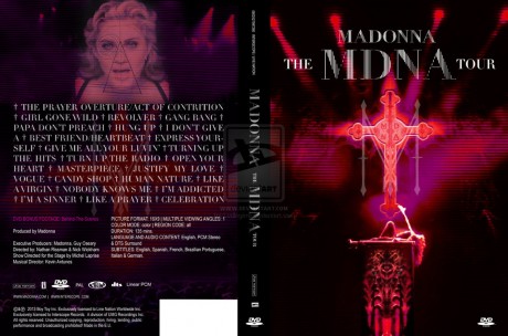 MDNA Tour dvd cover by ludingirra