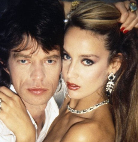 Mick Jagger and Jerry Hall