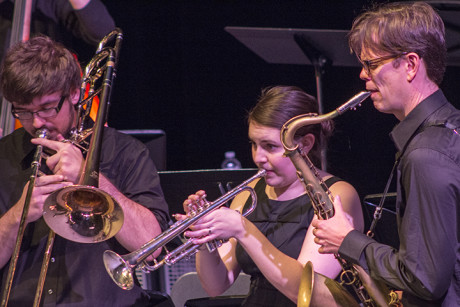 Acclaimed saxophonist Donny McCaslin performs with the Cherry Street Combo and his Casting for Gravity band Thursday, Oct. 23 in Harbach Theatre. (Casey Mendoza/TKS)