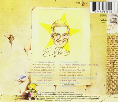 ELTON JOHN: "GOODBYE YELLOW BRICK ROAD"(1973), ALBUM HISTORICO