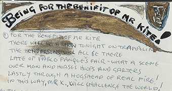JOHN LENNON: EL SEGUNDO POSTER DE "FOR THE BENIT OF MR. KITE" QUE NO TENÍA