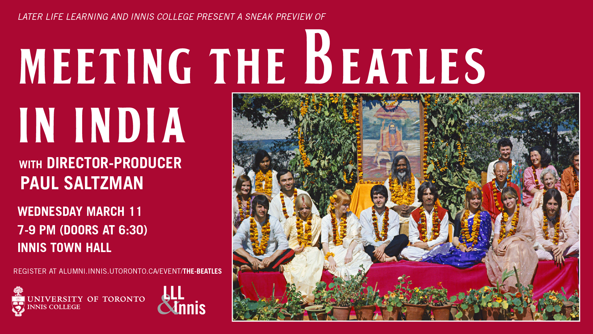 BEATLES: "MEETING THE BEATLES IN INDIA" , EL OLVIDADO FILM