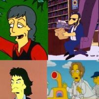 PAUL MC CARTNEY Y LINDA CON LOS SIMPSONS