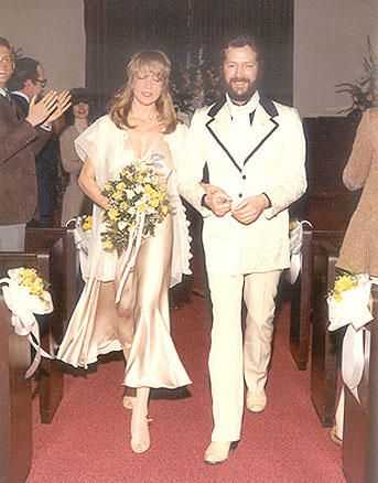 PATTIE BOYD Y SUS BODAS CON GEORGE HARRISON Y ERIC CLAPTON