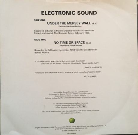 GEORGE HARRISON: «ELECTRONIC SOUND», EL PODER DEL MOOG
