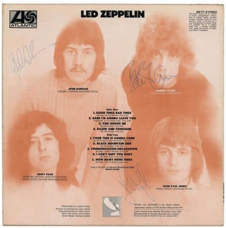 LAS HISTORIAS SECRETAS DEL PRIMER ÁLBUM DE LED ZEPPELIN