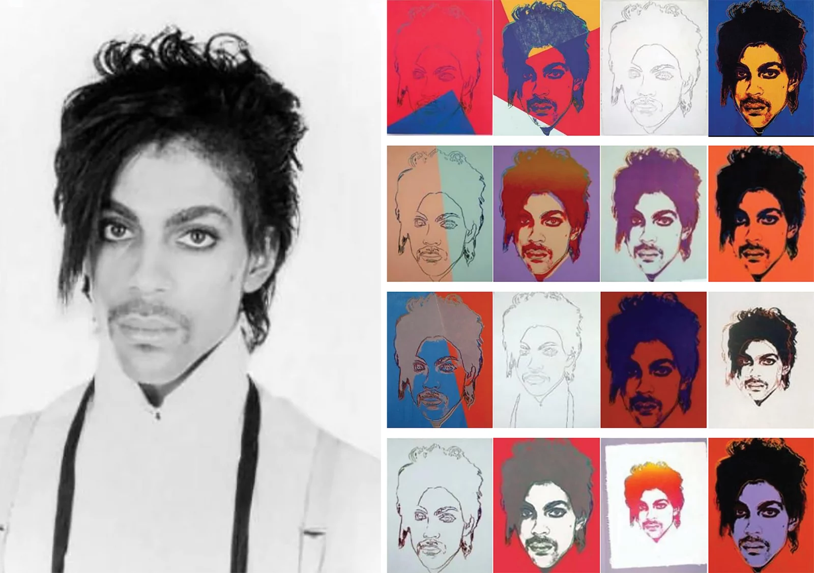 WARHOL PERDIÓ EL TRASCENDENTAL CASO DE LA FOTO DE PRINCE