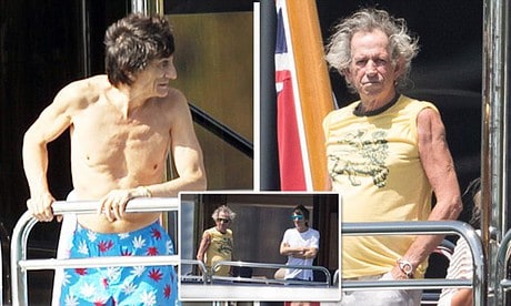 RONNIE WOOD CUENTA COMO KEITH RICHARDS LE APUNTÓ CON UNA PISTOLA
