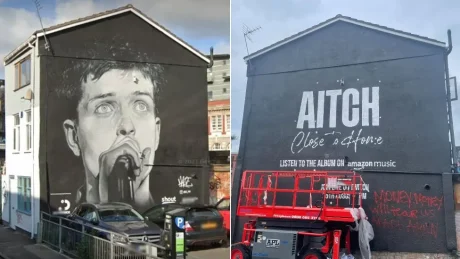 REGRESA IAN CURTIS CON UN NUEVO MURAL EN MANCHESTER