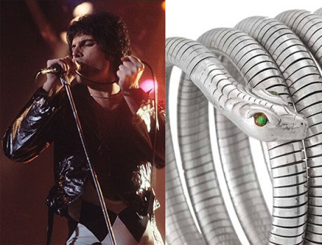 UNA PULSERA DE SERPIENTE DE FREDDIE MERCURY SE VENDIÓ POR UN MILLON DE EUROS