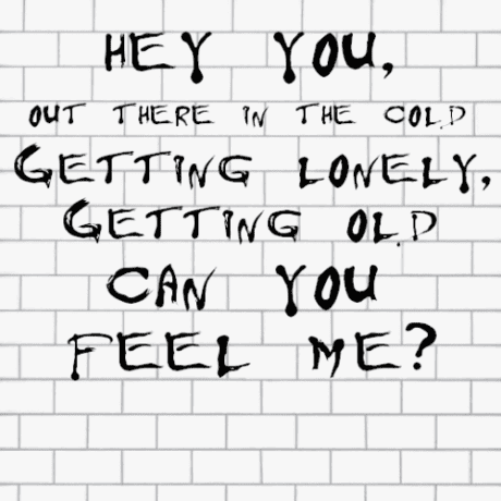EL OSCURO Y SOMBRÍO DESTINO DE PINK ,EN "HEY YOU" DE PINK FLOYD